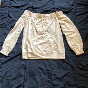 Off the shoulder sweater